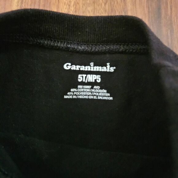 6 for $25βπ Garanimals Black Cool Like Dad Tee Toddler Size 5T - Picture 2 of 3